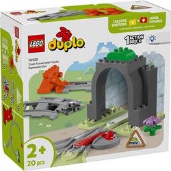 LEGO DUPLO túnel de tren y set de expansión de vías - juguete de construcción