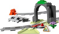 LEGO DUPLO túnel de tren y set de expansión de vías - juguete de construcción-2