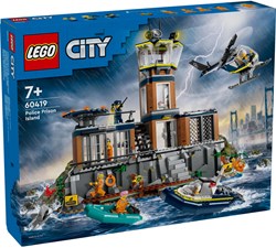 LEGO City juguete policía isla prisión set de construcción 60419 - aventura