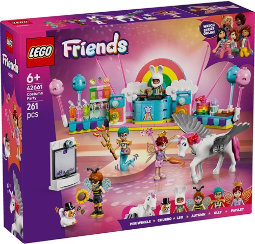LEGO Friends set de fiesta de disfraces con unicornio y hada - 42661 juguete