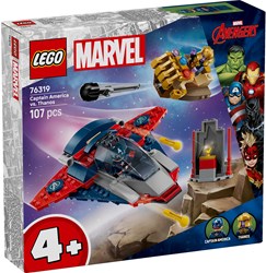 LEGO Super Heroes set de construcción Captain America vs Thanos figuras de acción