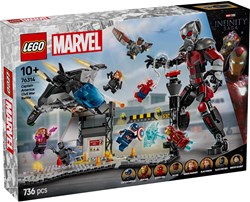 LEGO Marvel Captain America Civil War set escena de acción 76314 Quinjet