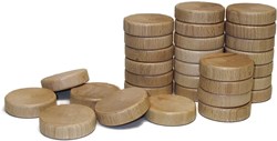 HOT Games set de fichas de sjoel - 30 piezas - torneo - 52mm ahuecado