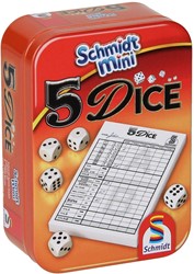 5-Dice Dobbelspel in Blikje