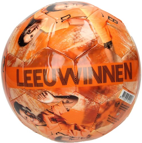 Balón de fútbol KNVB Oranje Leeuwinnen jugadores talla 5 PVC naranja-2