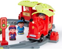 Abrick set de tren de construcción - tren de juguete colorido para niños-3