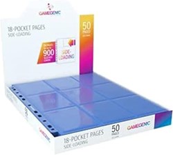Gamegenic archivador cartas Sideloading 18 bolsillos azul 50 hojas