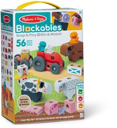 Spin Master set de construcción de granja de madera Blockables 56 piezas para niños