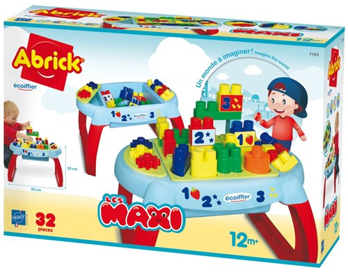 Abrick mesa de juego bloques de construcción set 32 piezas para niños-2