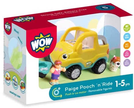 WOW Toys coche de juguete Paiges Pooch n Ride con perro y accesorios-2