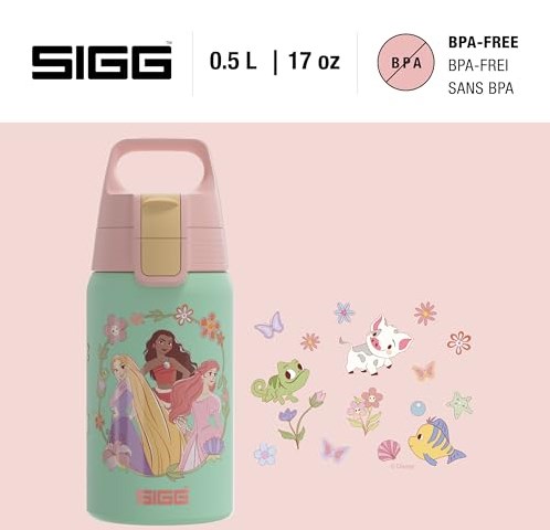 SIGG botella de agua princesas 0,5l - botella infantil sin BPA-2