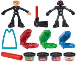 Hasbro Play-Doh set de Star Wars con sables de luz y figuras