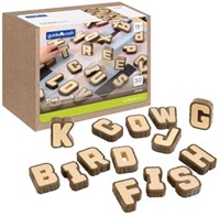 Guidecraft bloques de letras de madera - juguete educativo para niños