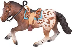 Bullyland - Figura de caballo Appaloosa semental 10 cm juguete
