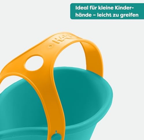 Haba regadera juguete turquesa - regadera colorida para niños pequeños al aire libre-3