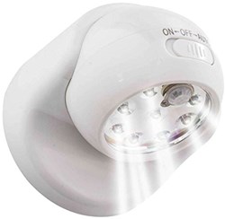 Lámpara con sensor de movimiento iluminación LED multicolor recargable USB