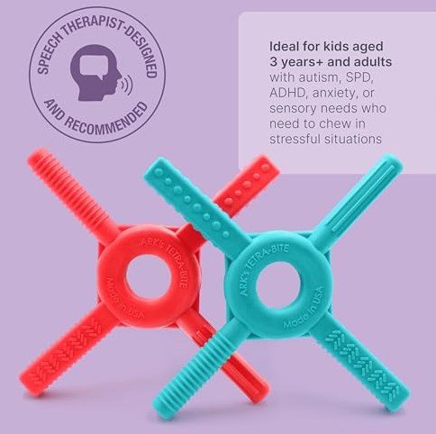 Ark Therapeutics juguete masticable sensorial fidget XT para niños y adultos-3
