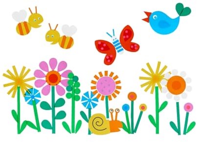 Haba set creativo decoración de ventana primavera - juguete creativo para niños