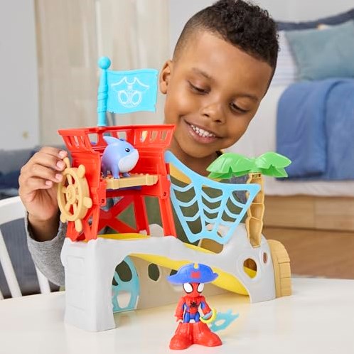 Hasbro Spider-Man Set de Juego - Aventura Pirata en la Isla Spidey-3