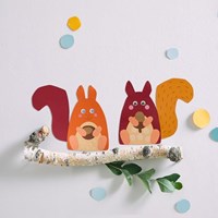 Haba set creativo recorta ardillas juguete creativo para niños