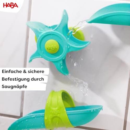 Haba circuito de canicas diversión en el baño cascada - juguete de agua-3