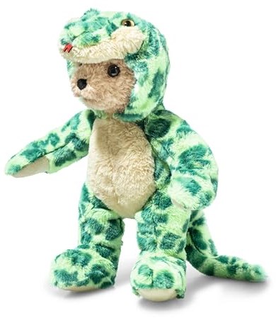 Steiff peluche oso de peluche serpiente con capucha - verde claro - 27 cm muñeco
