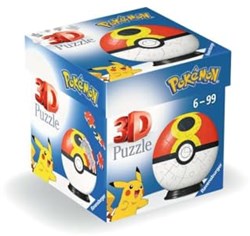 Ravensburger bola puzzle 3D Pokémon Pokéball - 54 piezas - juguete