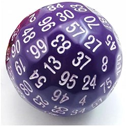 Foam Brain Games 45mm D100 - Purple