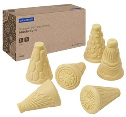 Guidecraft juguete educativo Organic Pattern Rollers Mushroom set