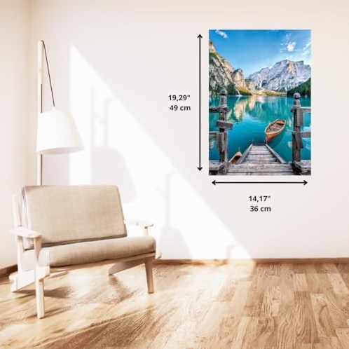 Clementoni puzzle Braies Lake - 500 piezas - paisaje - adultos-3
