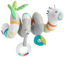Haba espiral móvil cebra juguete bebé sensorial motricidad Haba Spiraalmobiel Zebra
