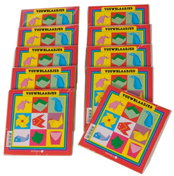 10 Paquetes de hojas plegables 12X12cm 894326