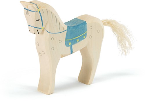 Ostheimer caballo de madera con silla - figura de juego para niños