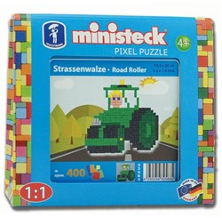 Ministeck set de construcción apisonadora Travelbox - juguete creativo 400 piezas