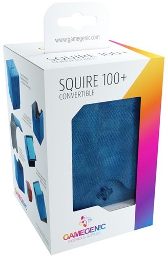 Gamegenic deckbox Squire 100+ azul - guarda y protege tus cartas
