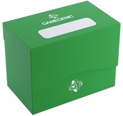 Gamegenic caja para cartas verde - protege 80 cartas con doble funda