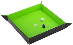 Gamegenic bandeja de dados magnética cuadrada negro verde - accesorio juego de dados