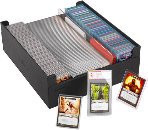 Gamegenic caja de almacenamiento de cartas Collectors Lair 2000+ Convertible negro-3