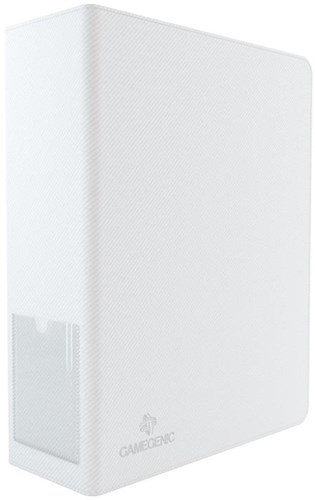 Gamegenic archivador D-ring blanco para cartas - resistente al agua