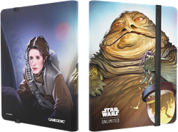 Asmodee álbum de colección Star Wars Unlimited 18 bolsillos Leia Organa/Jabba The Hutt