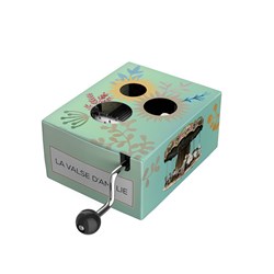 Belle Lurette caja de música de manivela juguete La valse d'Amelié multicolor