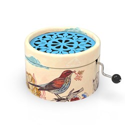 Belle Lurette juguete musical Rondo12 Alle Vogel sind schon da cartón