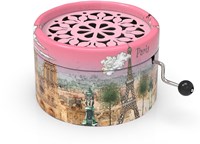 Belle Lurette juguete musical Rondo16 Pink Paris La vie en rose