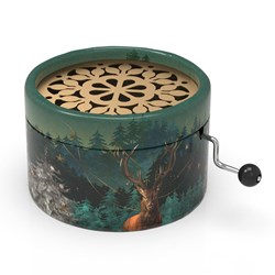 Belle Lurette juguete musical Deer Silent night Navidad niños