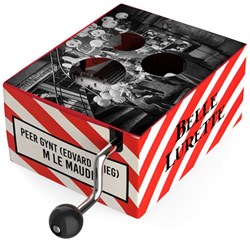 Belle Lurette caja de música de manivela Peer Gynt juguete musical clásico regalo