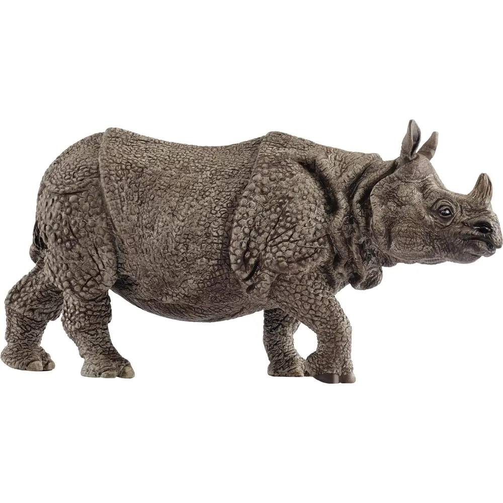 Schleich Safari - Figura rinoceronte indio juguete infantil 14816