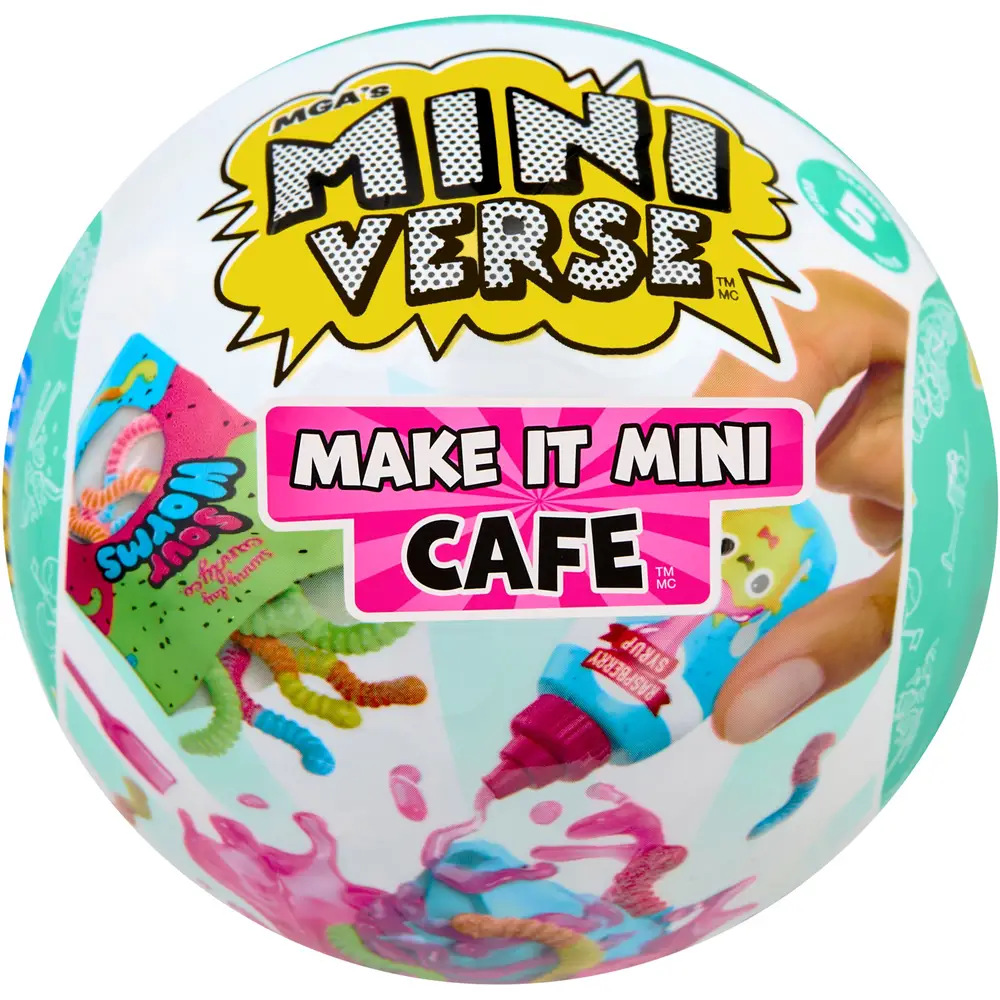 MGA Entertainment set de manualidades en miniatura - Make It Mini Foods Cafe Serie 5 juguete