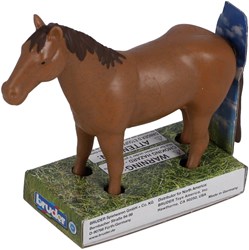 Bruder caballo de juguete marrón - figura realista de plástico