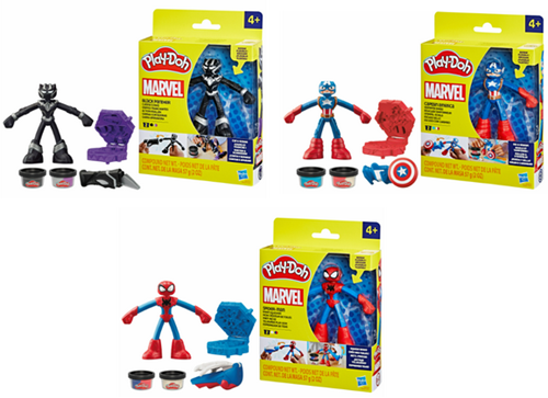 Play-Doh Marvel Captain America set de plastilina superhéroe - Juguete Marvel