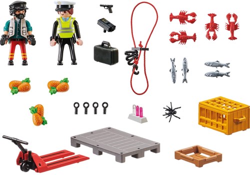 Playmobil City Action Control de Aduanas Set de Juego - 70775 Puerto Cargo-3